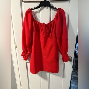 White Fox Boutique Long Sleeve Mini Dress Women’s Size Cocktail Dress